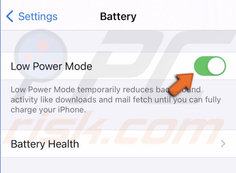 Enable Low Power Mode
