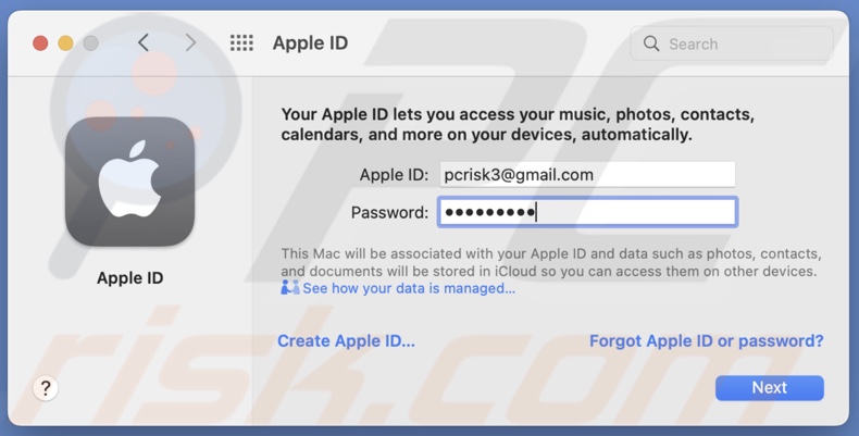 Sign in Apple ID