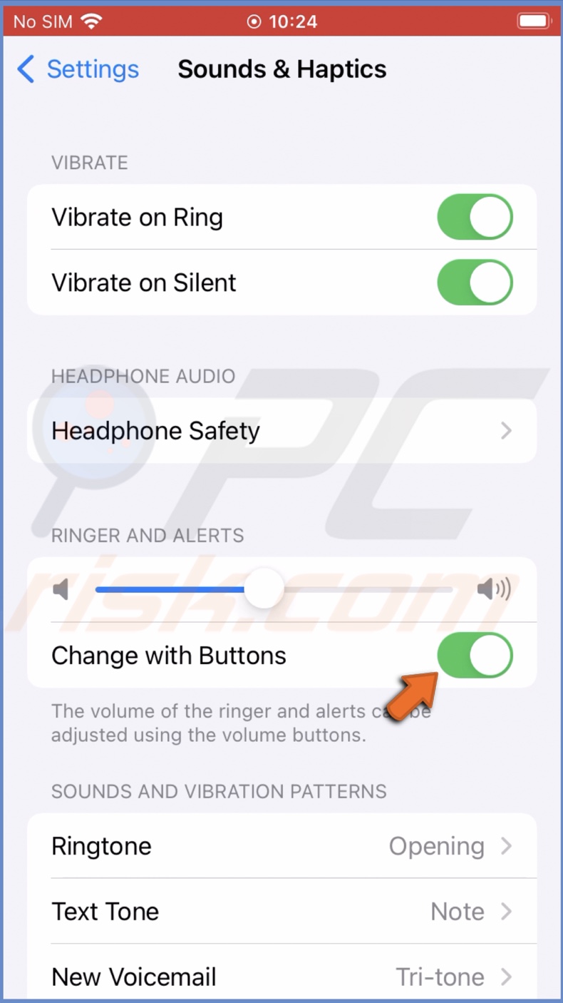 Enable Change with Buttons