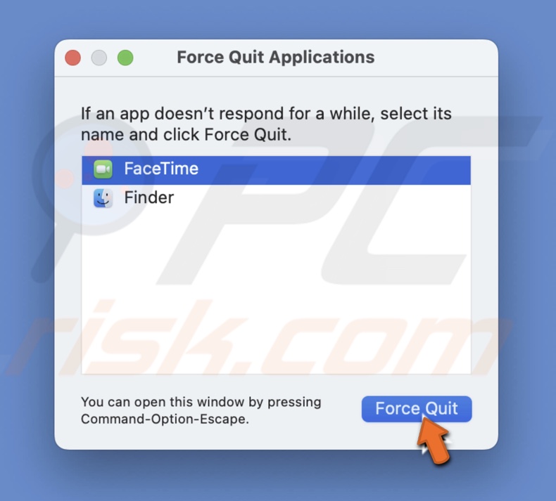 Force Quit App