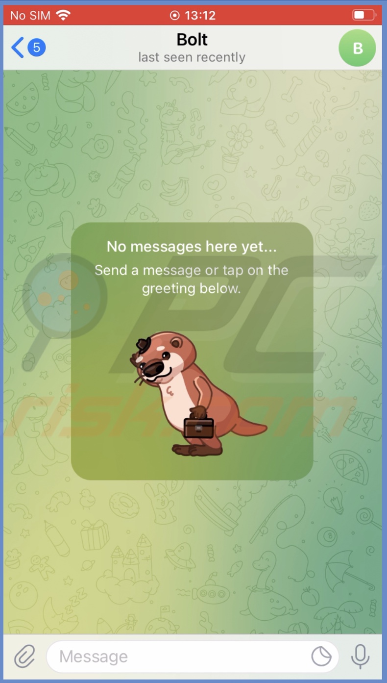 Send files using Telegram