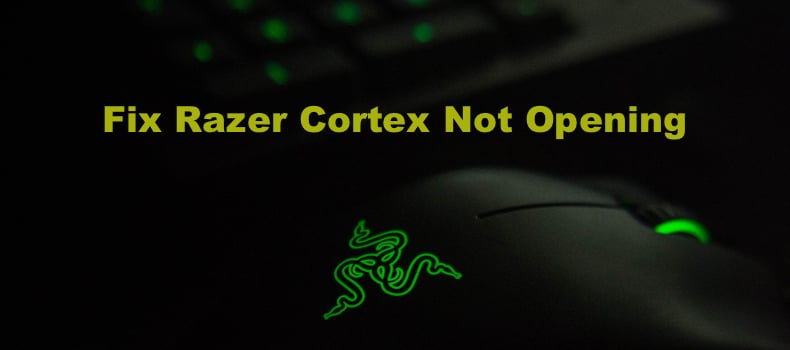 Razer Cortex Not Opening