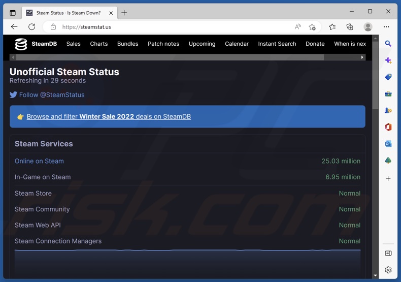 Steam Status (Unofficial) (@SteamStatus) / X