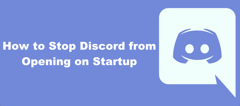 Stop Discord from Opening on Startup