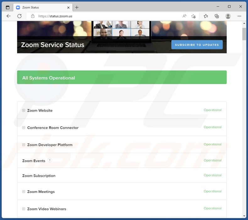Check Zoom Service Status