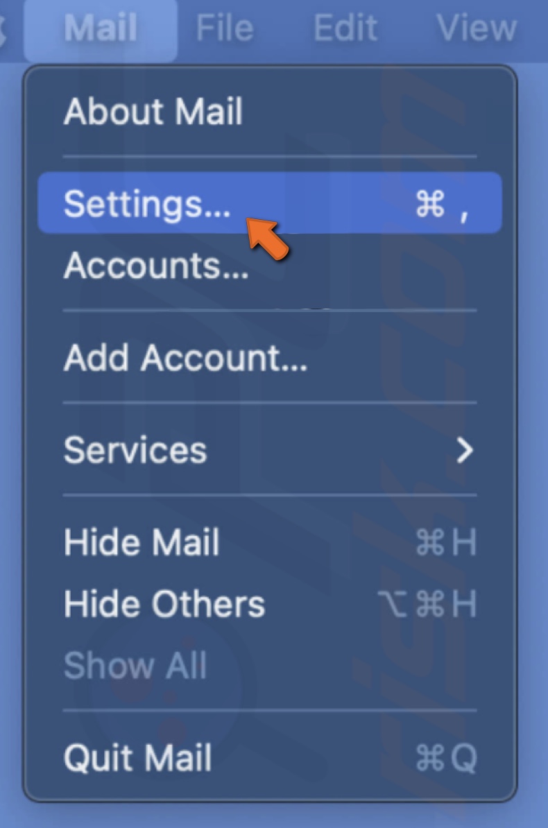 Go to Mail settings