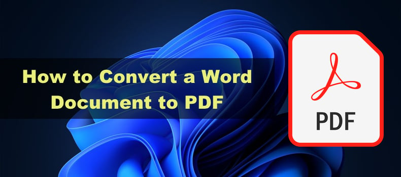 Convert Word to PDF