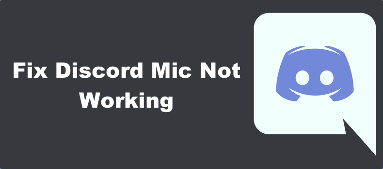 Discord Mic Not Working