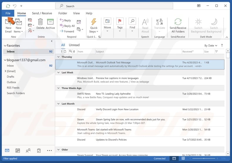 La vista de Outlook se cambió a sí misma cómo solucionarlo en Windows 11