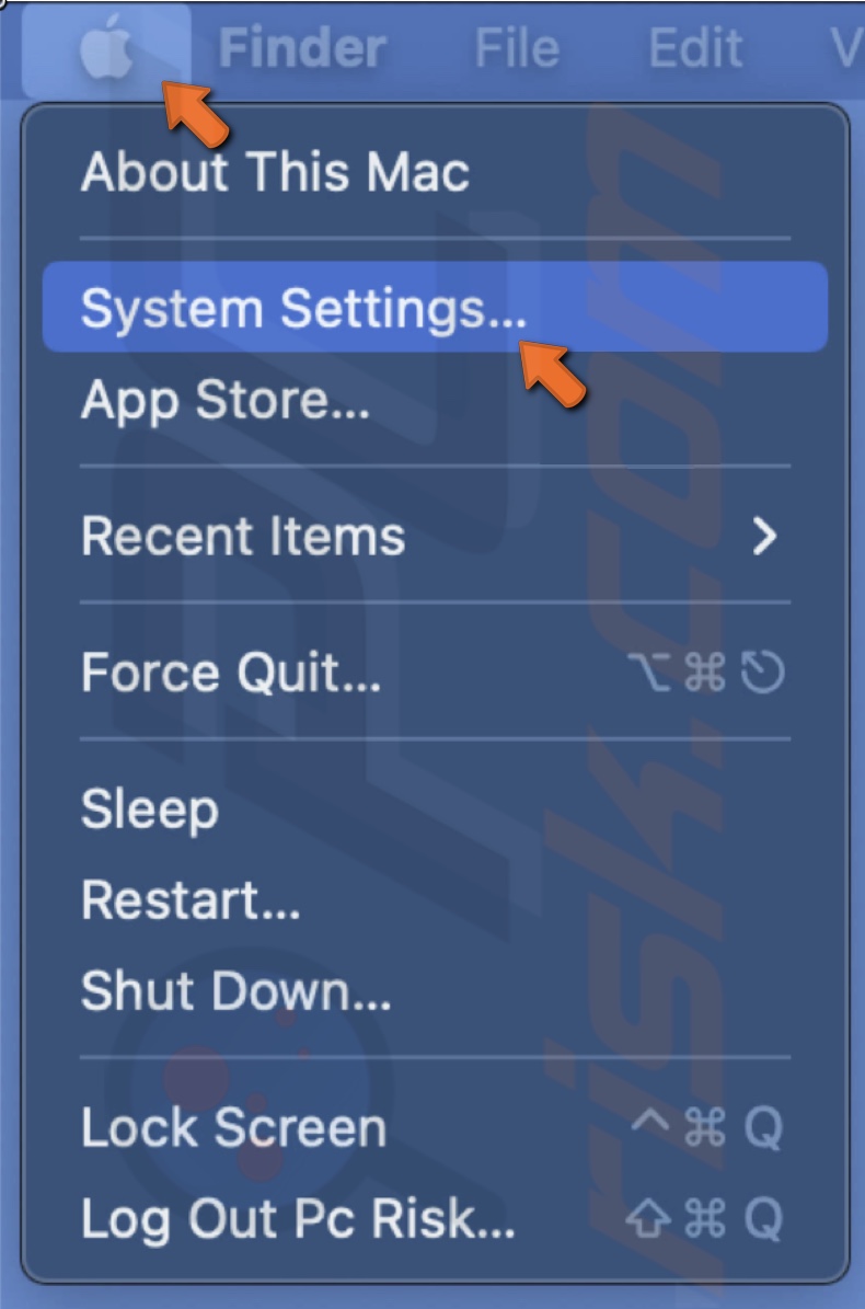 Go to System Settings