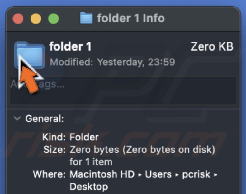 Select folder icon