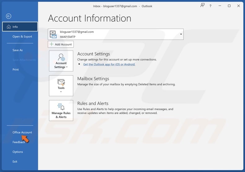 Select Office Account