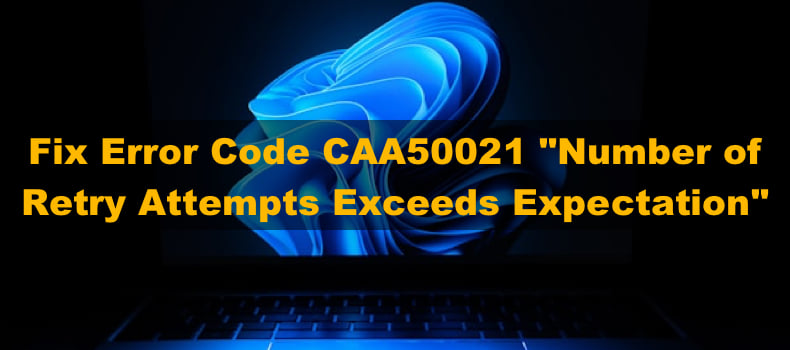 Error Code CAA50021