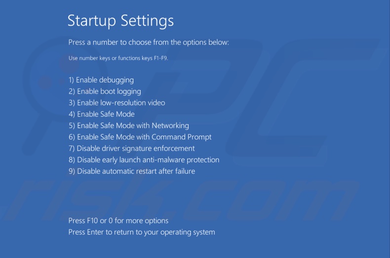 Press the 5 or F5 key to boot your PC into Safe Mode with Networking