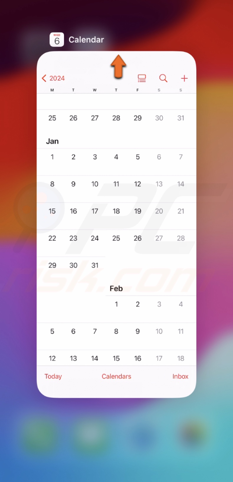 Close Calendar