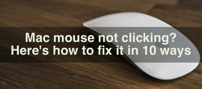 Mac mouse not clicking? Here's how to fix it in 10 ways