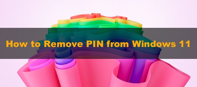 How to Remove PIN from Windows 11