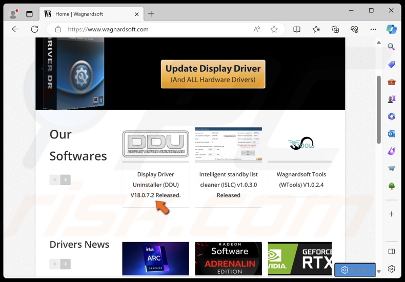 Click Display Driver Uninstaller (DDU)