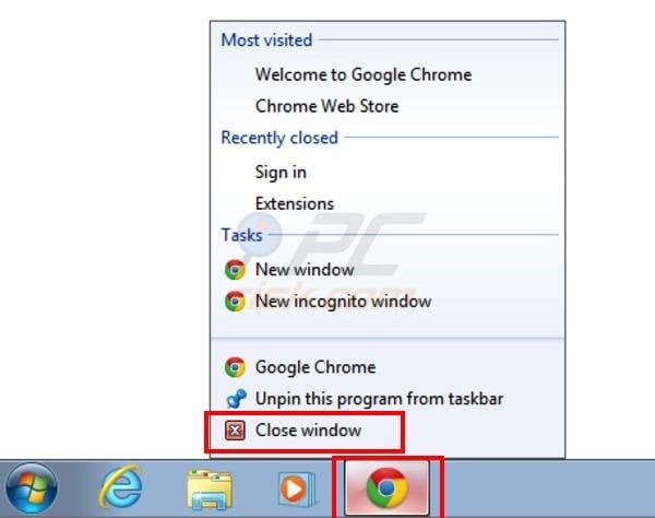 Close Google Chrome