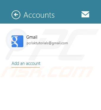 Adding Gmail to Windows 8 Mail app Step6 (addind additional accounts)
