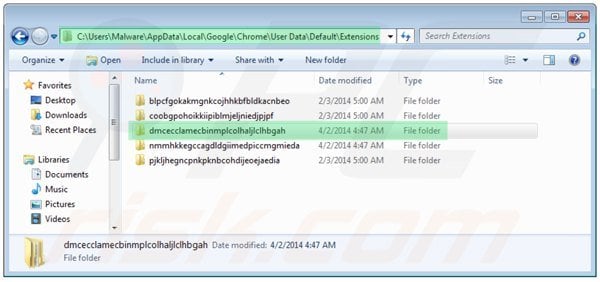 "Installed by enterprise policy" Google Chrome extension files removal