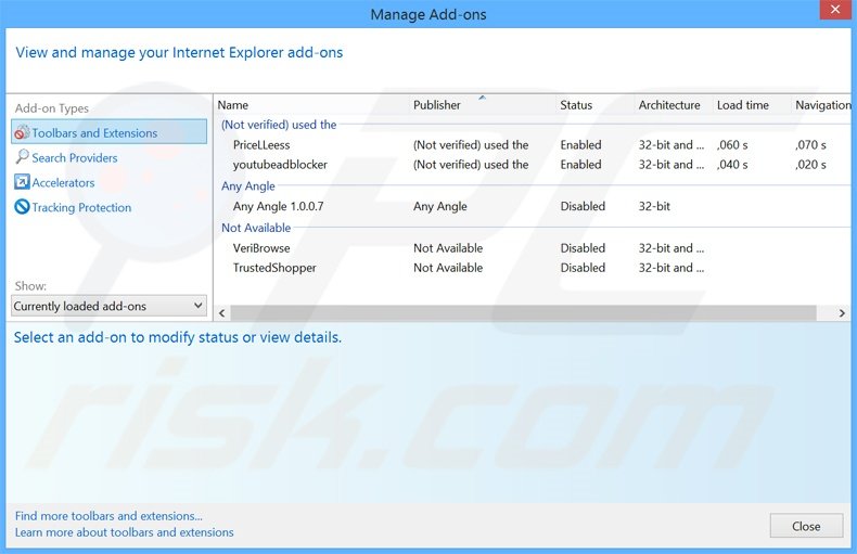 Removing The proxy server is not responding ads from Internet Explorer step 2