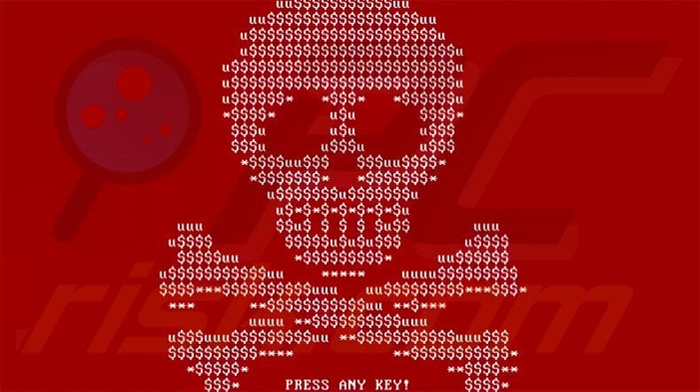 Petya skull lock screen