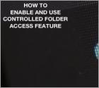 How to Enable Controlled Folder Access on Windows 10?