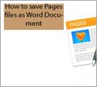 How to Export Pages Documents to Word Documents?