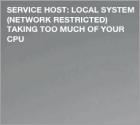FIX: Service Host: Local System (Network Restricted) High CPU Usage
