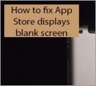 How to Fix Apple App Store Displays Blank Screen?