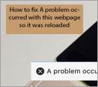 How to Fix the 'A Problem Occurred With This Webpage So It Was Reloaded'?