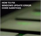 How to Fix Windows Update Error: Code 0x80070422