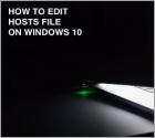 How to Edit Hosts File on Windows 10?