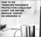 How to Fix "Windows Resource Protection could not start the repair service" Error