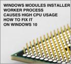 Fix Windows Modules Installer Worker High CPU/Disk Usage