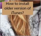 How to Install an Older Version of iTunes?