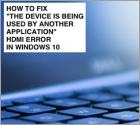 How to Fix "The device is being used by another application" Error on Windows 10