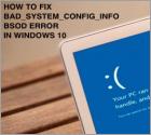 How to Fix BAD SYSTEM CONFIG INFO Error on Windows 10