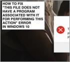 FIX: This file does not have a program associated with it for performing this action