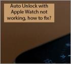 Auto Unlock With Apple Watch Not Working, How to Fix?