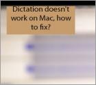 Dictation Doesn't Work on Mac, How to Fix?