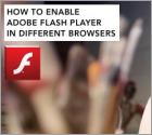 How to Enable Adobe Flash Player in Different Browsers?