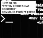 How to Fix "System error 5 has occurred" on Windows 10