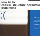 How to Fix CRITICAL_STRUCTURE_CORRUPTION Error