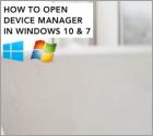 How to Open Device Manager on Windows 10 and 7