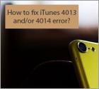 How to Fix iTunes 4013 and/or 4014 Error?