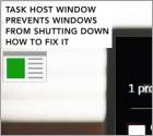 FIX: Task Host Prevents Windows From Shutting Down