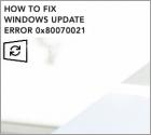 Fix Windows Update Error 0x80070020
