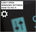FIX: Windows 10 Settings Won't Open